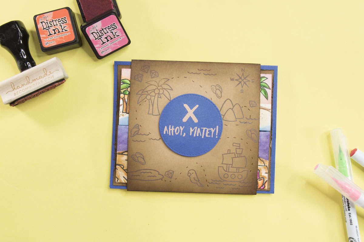 how to create a gatefold card